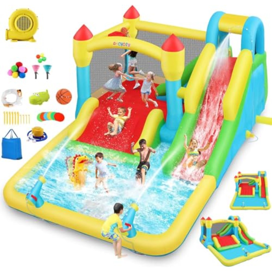 Kids Outdoor Climbing - Castelo inflável aquático para crianças de