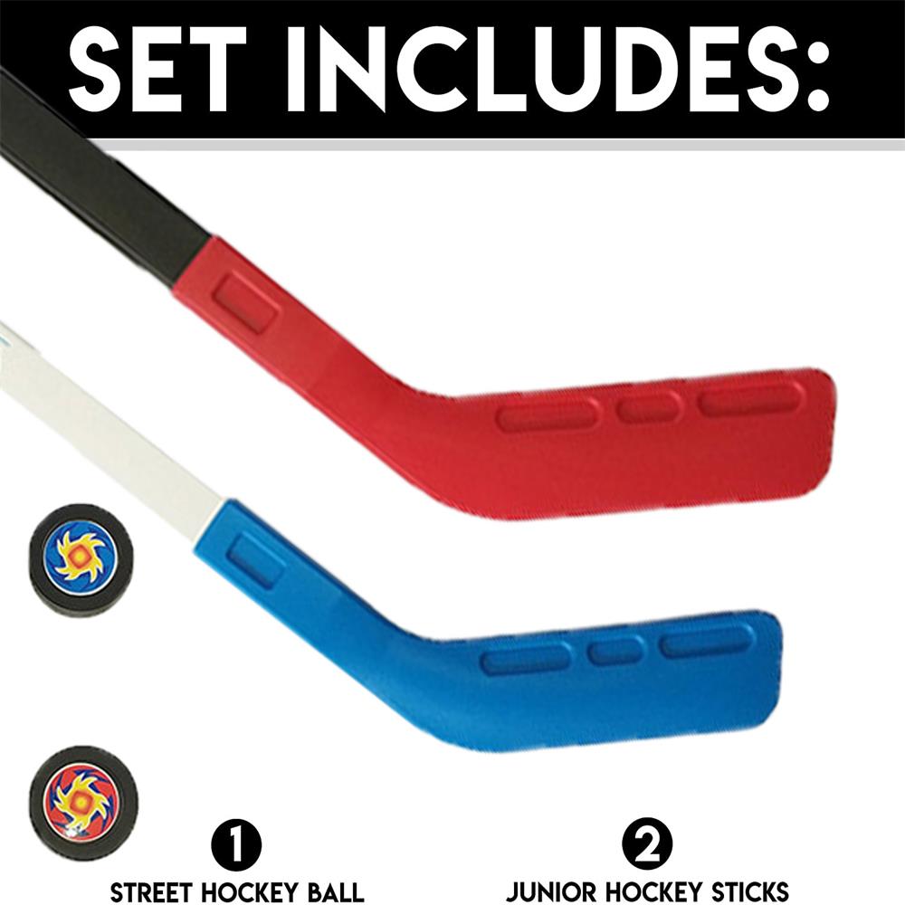 Kids Outdoor Hockey Sticks - Conjunto de Bastões de Hóquei de