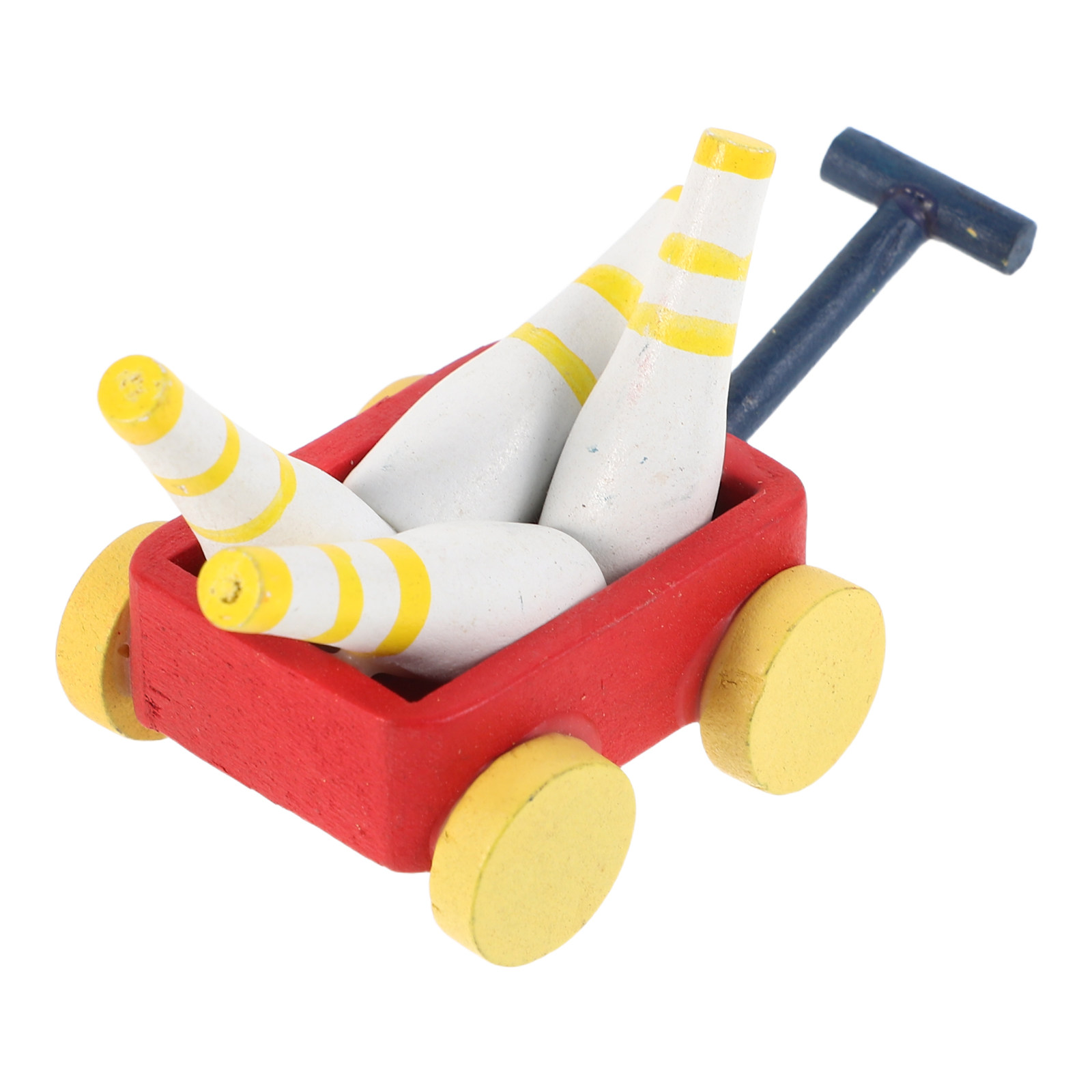Kids Outdoor Doll House - Carrinho de Mão de Madeira em