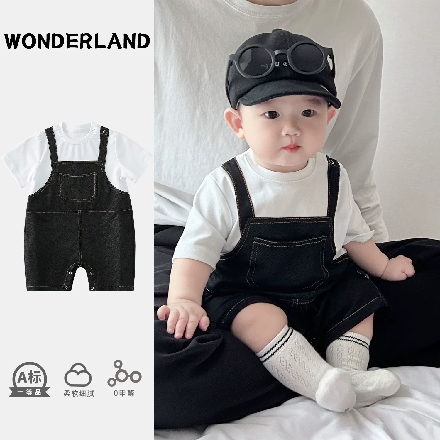Kids Outdoor Jumpsuit - Roupas de Bebê Recém-Nascido, Macacão de