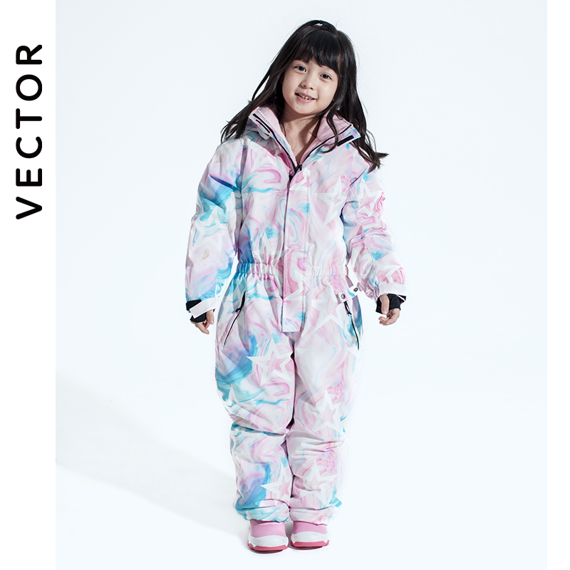 Kids Outdoor Jumpsuit - -30 graus crianças macacão de esqui