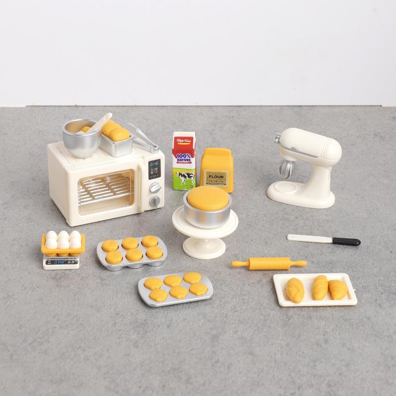 Kids Outdoor Doll House - Conjunto de Forno em Miniatura para