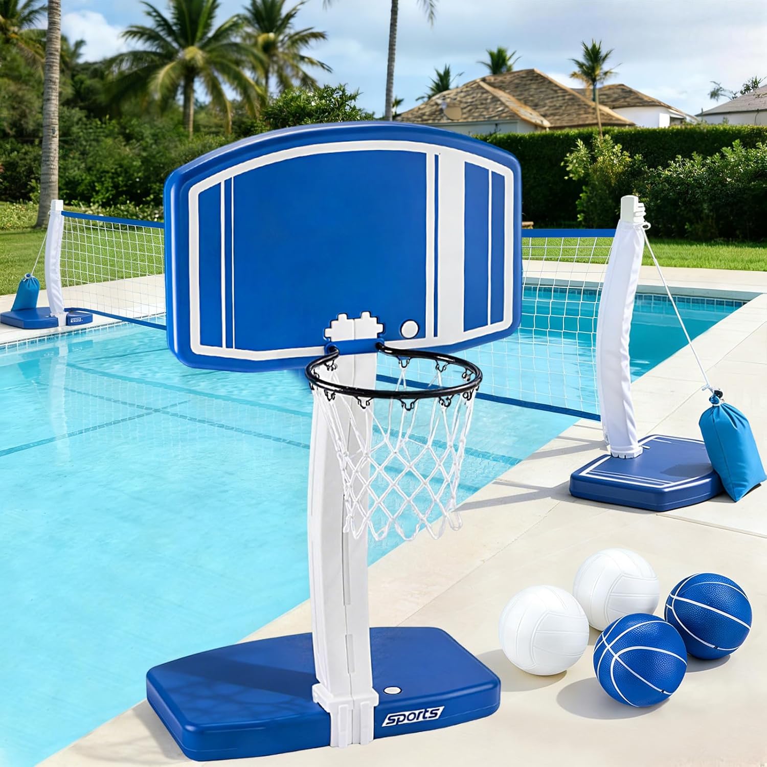 Outdoor Kid - Aro de Basquete e Rede de