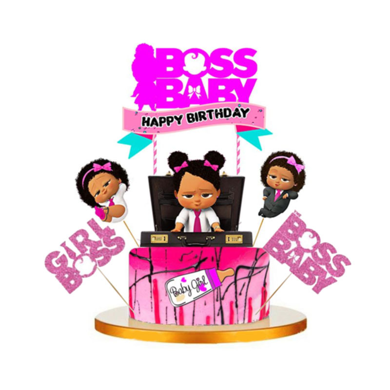 Kids Outdoor Merry Go Round - Adorável menina chefe feliz aniversário bolo