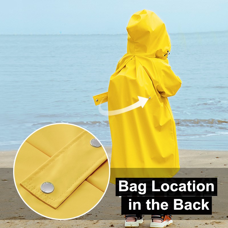 100-140 cm capa de chuva das c - Kids Outdoor Jumpsuit avaliação e preço