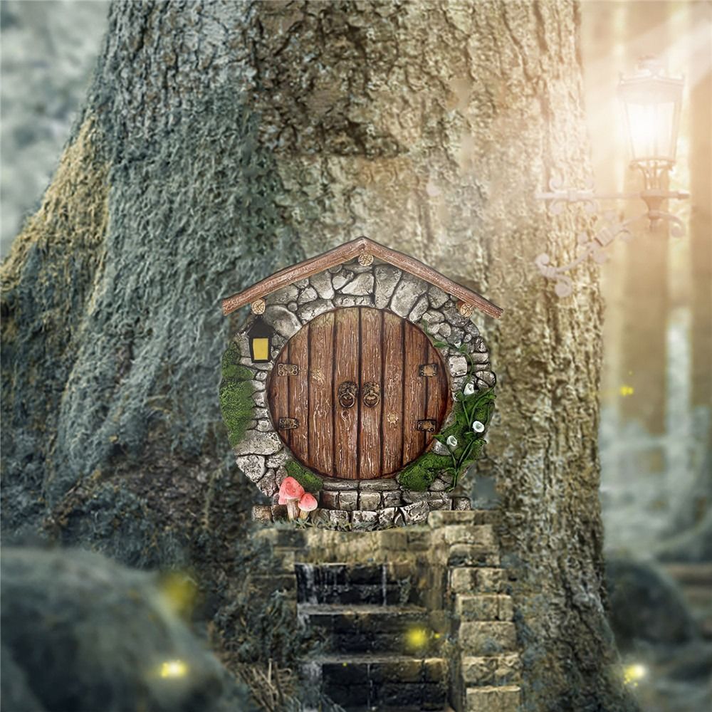 Figurinhas de madeira porta mi - Kids Outdoor Fairy Garden avaliação e preço