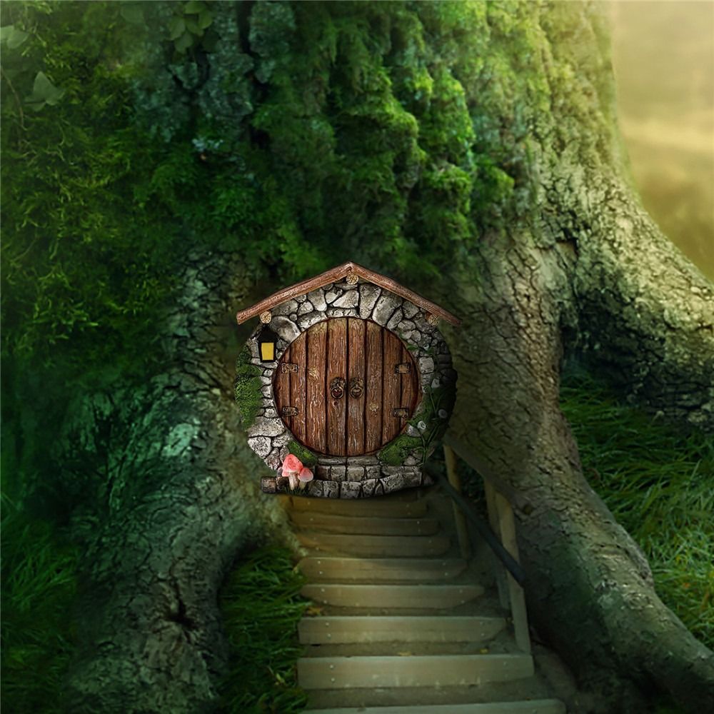 Design gravado de madeira em m - Kids Outdoor Fairy Garden avaliação e preço