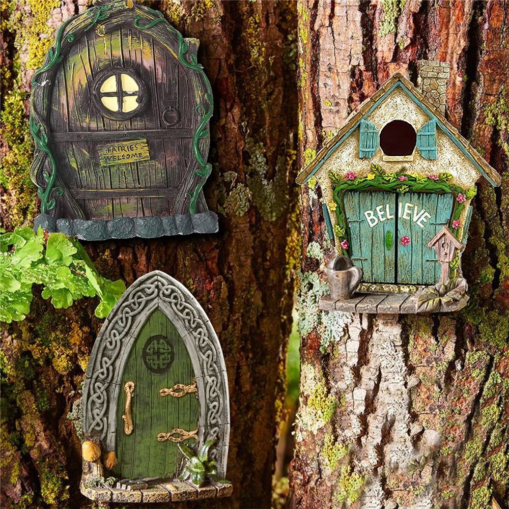 Design gravado de madeira em m - Kids Outdoor Fairy Garden avaliação e preço