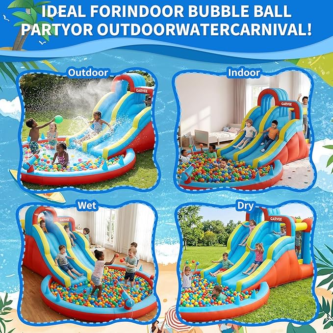 Parque Aquático Inflável 8 em  - Kids Outdoor Climbing avaliação e preço