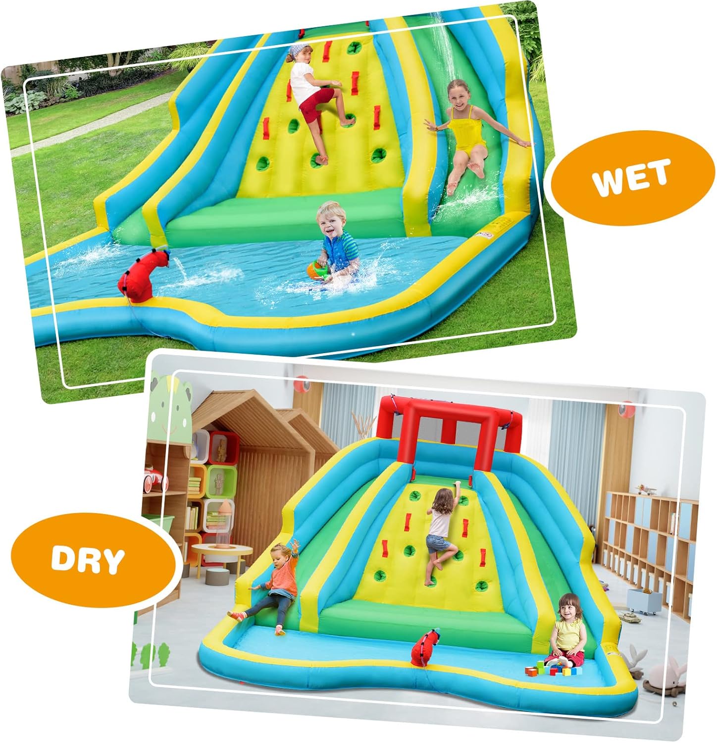 Escorregador Inflável Gigante  - Kids Outdoor Climbing avaliação e preço