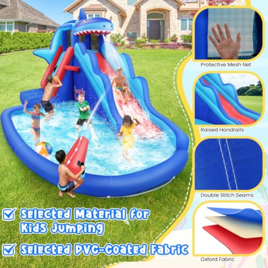 Tobogã inflável aquático para  - Kids Outdoor Climbing avaliação e preço