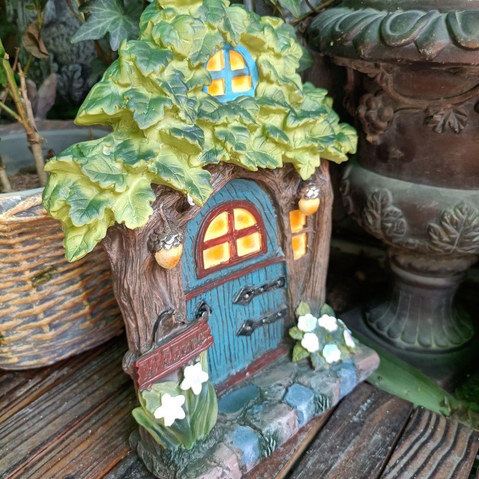 Miniatura de madeira de fada/g - Kids Outdoor Fairy Garden avaliação e preço