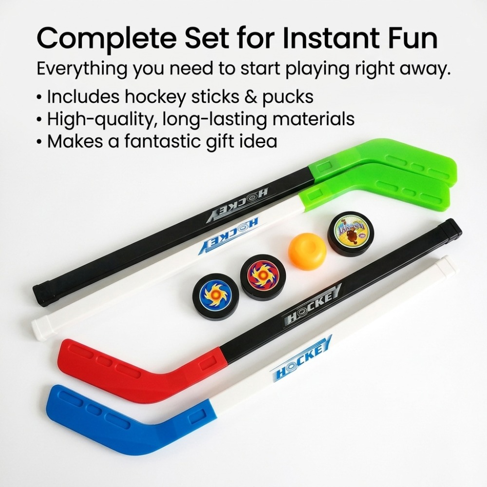 Bastão de Hóquei de Plástico 7 - Kids Outdoor Hockey Sticks avaliação e preço