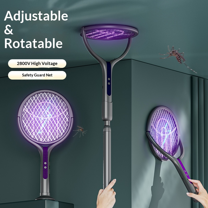 Cabeça rotativa bug zapper raq - Bug Catching Kit avaliação e preço