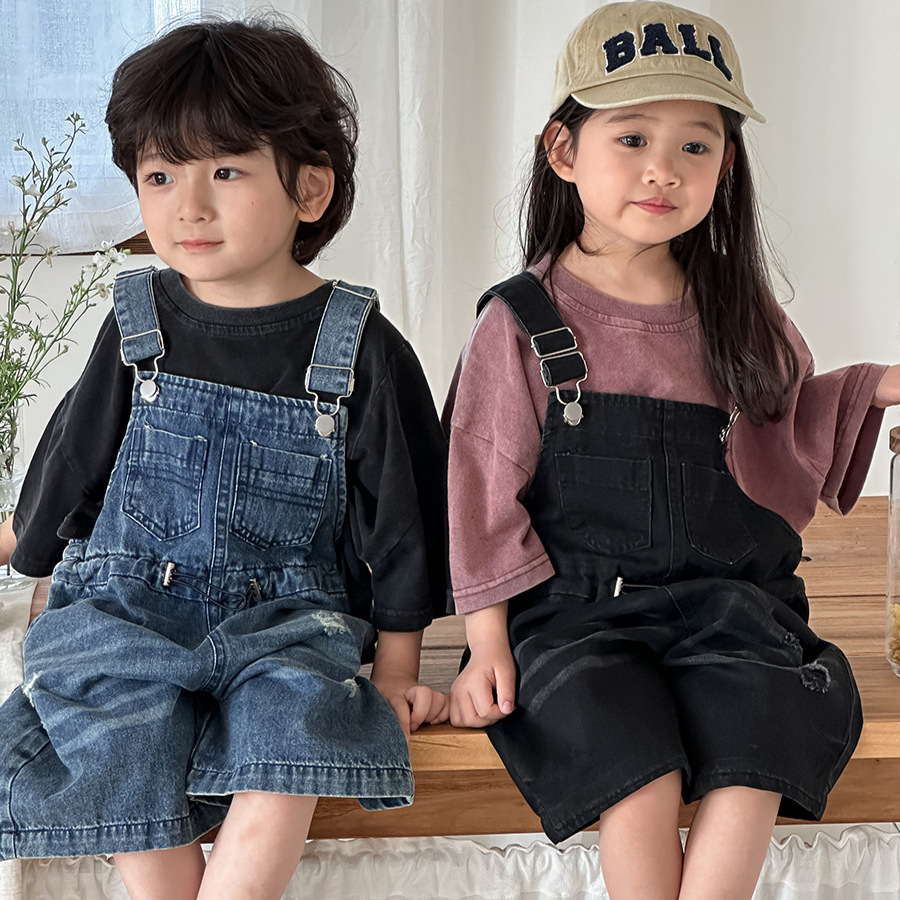 Macacão Jeans Infantil Unissex - Kids Outdoor Jumpsuit avaliação e preço