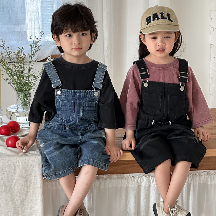 Macacão Jeans Infantil Unissex - Kids Outdoor Jumpsuit avaliação e preço