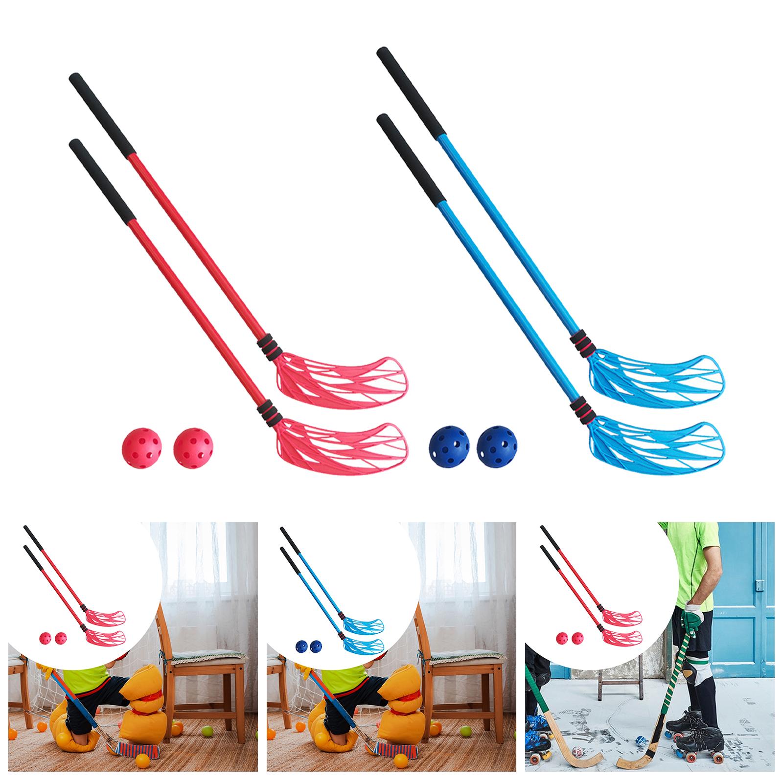 Conjunto de 2 Bastões de Hóque - Kids Outdoor Hockey Sticks avaliação e preço