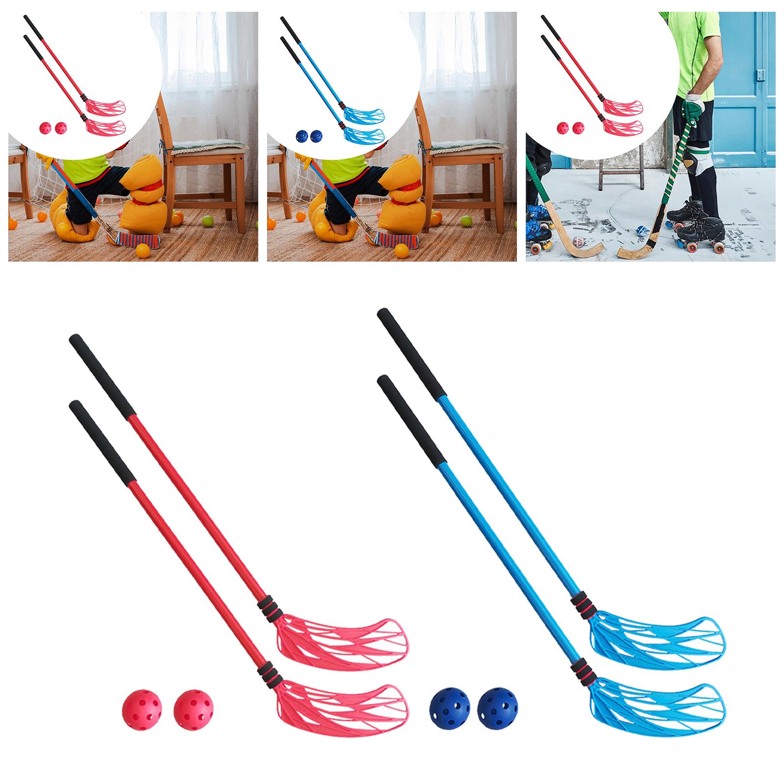 Conjunto de 2 Bastões de Hóque - Kids Outdoor Hockey Sticks avaliação e preço