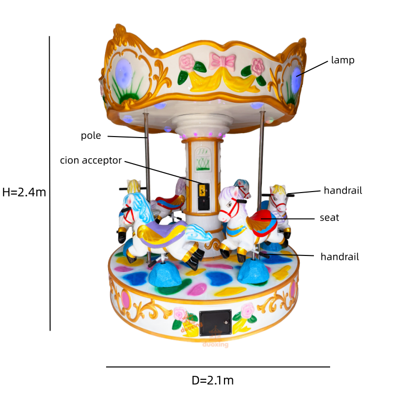 Carrossel Elétrico para Crianç - Kids Outdoor Merry Go Round avaliação e preço
